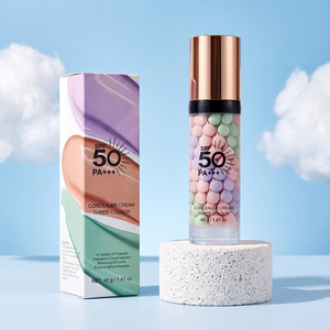 Base de Maquillaje Vegana al por Mayor, Crema Aislante Correctora de Tono Iluminadora, Prebase Facial de Larga Duración para Piel Suave, Logotipo Personalizado - Product Image 1