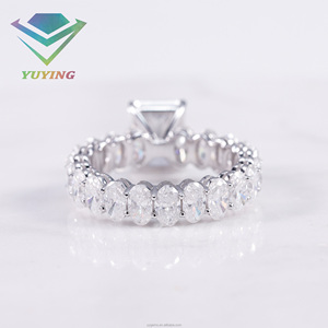 Radiant <b>ring</b> VS1 /VVS1 Clarity 10/14K Gold IGI Certificate 1.0/2.0/3.0ct Lab Grown Diamond Romantic Style <b>Custom</b> <b>ring</b> for women - Product Image 5