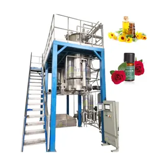 Máquinas de equipos de perfume de destilación de extracción de aceite esencial de flores de geranio rosa de fábrica