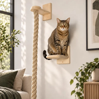 Mainan Kucing dari Tali Jute, Penggaruk Kucing dari Tali Jute Panjang