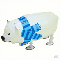 Ballons animaux gonflables en aluminium à hélium pour la vente en gros, parfaits pour les décorations de fête prénatale et d'anniversaire