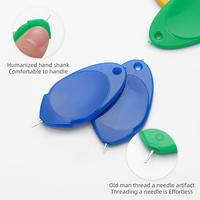 JP Accessoires pour outils de couture Outil d'enfilage d'aiguille Boucle de fil en plastique Enfileur d'aiguille à coudre