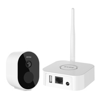 TUYA — Kit de caméra mobile sans fil, 1080P, Base WiFi, batterie, système de vidéosurveillance à domicile TUYA avec Audio bidirectionnel