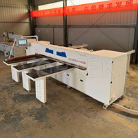 Scie à panneaux horizontale automatique CNC Vortek MJ2900, scie à panneaux informatisée à grande vitesse, scie à bois électrique motorisée, 16KW
