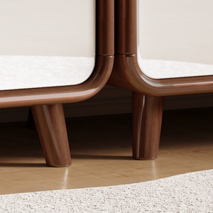 <span class=keywords><strong>Commode</strong></span> moderne de luxe en bois massif de caoutchouc à 4 tiroirs pour chambre, salon et armoire de rangement hospitalière - Product Image 4
