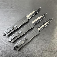 Couteau Pliant Multifonctionnel avec Manche en Nylon, Couteau de Survie Tactique Portable pour Camping et Autodéfense