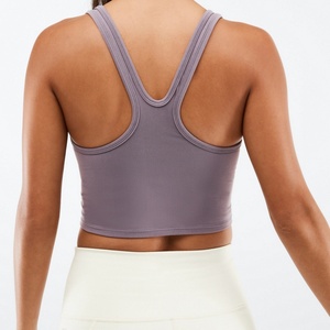 Top Deportivo Corto de Alta Calidad al por Mayor para Yoga, Top Deportivo con Espalda Cruzada para Mujer, Top de Yoga para Entrenamiento Físico - Product Image 3