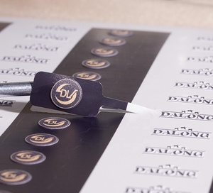 Etichette Termiche Adesive Personalizzate in Lamina d'Oro, Impermeabili, con Logo UV, Etichette UHF <span class=keywords><strong>per</strong></span> Gioielli, Anelli, Prezzi, Occhiali - Product Image 5