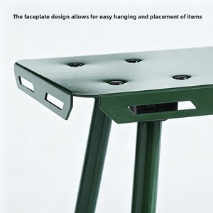 Portable <b>Folding</b> <b>Stool</b> Heavy Duty Carbon Steel Camping <b>Stool</b> with Carry Bag for Fishing Hiking Picnic BBQ 150KG - Product Image 4