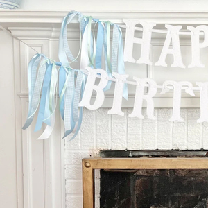 Pafu <span class=keywords><strong>joyeux</strong></span> <span class=keywords><strong>anniversaire</strong></span> bannière filles garçons fête maison décoration murale queue de poisson rose <span class=keywords><strong>bleu</strong></span> fête d'<span class=keywords><strong>anniversaire</strong></span> <span class=keywords><strong>guirlande</strong></span> avec nœud - Product Image 3