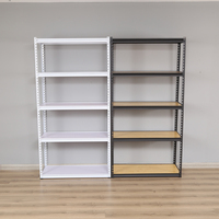 Étagères à angles à rainures pour bureau, prix direct usine, sans boulons, étagères à rivets, étagères métalliques sans boulons, rayonnage d'entrepôt en métal, cadre en acier