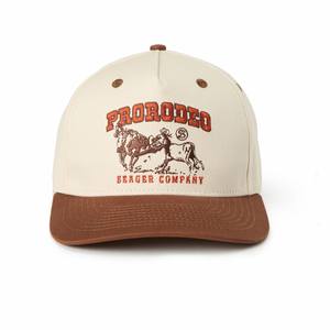 Tùy Chỉnh Trucker Hat Cấu Trúc Cao 5 Bảng Điều Chỉnh Snapback Hat Cotton Twill Hat Hai Tone Trucker Cap Với Phẳng Thêu Logo - Product Image 2