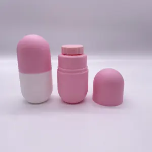 Aangepaste Kleur 120Ml Capsule Vormige Fles Met Schroefdop Voor Pil Capsule Tabletten Supplement Geneeskunde Fles