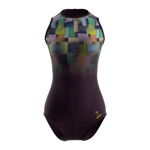 ชุดว่ายน้ำวันพีซสำหรับผู้หญิงประสิทธิภาพสูง ผลิตจากผ้าทนทานต่อคลอรีนและลดแรงต้านทานของน้ำสำหรับนักว่ายน้ำ - Product Image 6