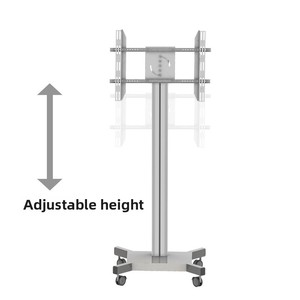 Support TV tout-en-un en alliage d'aluminium de 30 à 60 pouces Support de visualisation horizontal et vertical pour l'enseignement Support TV pour conférence - Product Image 4