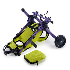 Soporte de pierna trasera de movilidad ligera para silla de ruedas, patas traseras, carro de 2 ruedas, sillas de ruedas pequeñas para mascotas para perros discapacitados - Product Image 2