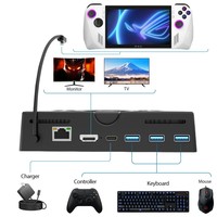 6-en-1 ococking tation Tate para ROG with con oooling an HD2.0 4 @ 60 z juajustable and tand ase NTI-older LIP Hold para sus G lly