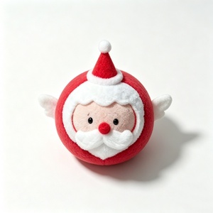 Peluche de Santa Claus personalizado, peluche de Santa Claus navideño, peluche de Santa Claus redondo, peluche de Santa Claus ángel - Product Image 5
