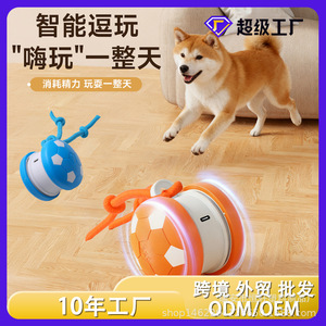 Soccer <b>Ball</b> With Rope Blue Durable Chew Toy For <b>Dogs</b> Cats Interactive Pet Toy - Product Image 3