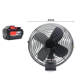 Ventilateur électrique portable sans fil industriel à moteur sans balais, fonctionnement silencieux, batterie lithium 18V, pour bricolage et camping en extérieur - Product Image 6