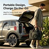 Chargeur portable triphasé pour voiture électrique 6A 8A 10A 13A 16A 11Kw