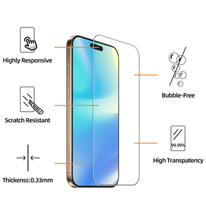 <span class=keywords><strong>ราคา</strong></span>โรงงานสำหรับฟิล์มกันรอยหน้าจอ <span class=keywords><strong>iPhone</strong></span> 18 แบบใส HD ป้องกันรอยขีดข่วน คุณภาพพรีเมียม - Product Image 5