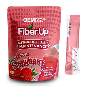 Label pribadi suplemen berat sehat ekstrak tanaman peptida serat makanan l-karnitin vitamin bubuk serat kompleks mineral - Product Image 2