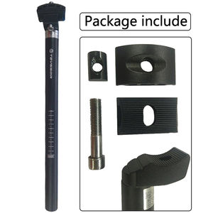 Ztto — tige de siège de <span class=keywords><strong>vtt</strong></span> compte-gouttes, routage interne/externe, hauteur réglable, pour vélo de voyage, 400MM, 100MM - Product Image 4