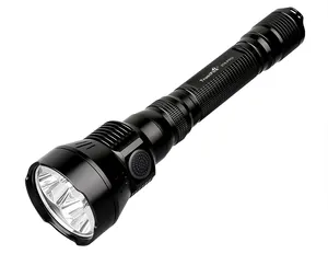 Trustfire 3T6 Pro 5200lm chiến thuật có thể sạc lại chùm cao cắm trại ngọn đuốc ánh sáng đèn pin tốt nhất ngoài trời LED Đen IP68 80 50000