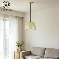 Lampe suspendue moderne en métal noir, blanc, rouge, vert, E27, Max, Mid, Small, Min, plafonnier décoratif pour la maison et le bureau