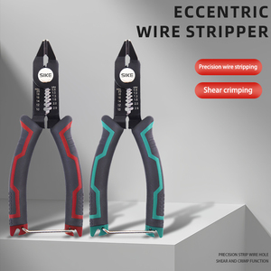Pince à dénuder les câbles inclinée de type incliné en acier à haute teneur en carbone de 6 pouces pour câbles électriques et fibres optiques - Product Image 1