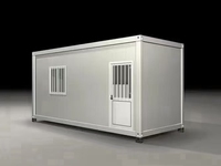 Chine Facile à Installer Maison en Conteneur Portable Cabine Bungalow 20 40ft Flat Pack conteneur maison pour Immeuble de Bureaux Dortoir
