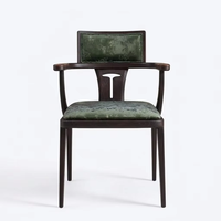 Nouveau fauteuil en bois massif de style français, avec housse amovible et réglable, pour la maison, l'hôtel, le restaurant, la salle à manger