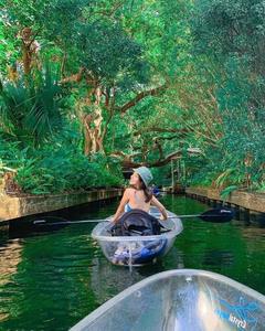 Лидер продаж, 2-местный прозрачный пластиковый поликарбонатный каяк из поликарбоната, новый плавающий прямой поплавок для бассейна из стекловолокна - Product Image 6