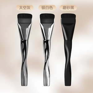 <span class=keywords><strong>Pinceau</strong></span> de fond de teint à tête plate et manche spiralé, direct usine, pour maquillage léger, anti-traces, correcteur, <span class=keywords><strong>pinceau</strong></span> masque facial, application en une seule ligne pour le visage - Product Image 2