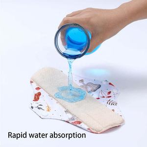 Tampon menstruel réutilisable en coton Super absorbant pour incontinence, ensemble de serviettes hygiéniques féminines lavables - Product Image 5