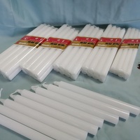 Bougies de veille religieuses catholiques blanches, 30 ou 65 pièces, prix usine, en cire de paraffine, bâtonnets coniques pour la maison, les dîners et les mariages