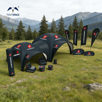 Tente Gonflable Portable pour Salons Professionnels, Événements Extérieurs, Étanche, Résistante aux UV, Publicité Extérieure Gonflable