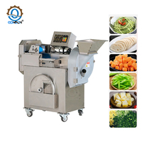 China Fabriek Levering 500-800 Kg/u Groentesnijder Elektrische Fruitsnijder Tomaat Dicer Snijmachine Snijmachine Groente Snijmachine