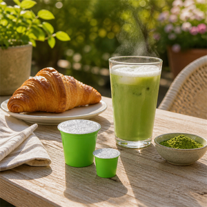 Capsules de matcha latte K-Cup sans sucre ajouté, dosettes de thé vert, 60 unités, boîte de vente au détail, prix de gros - Product Image 1