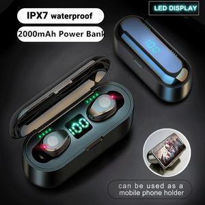 ชุดหูฟังไร้สาย5.1ระบบสัมผัส,เอียร์บัด F9 F9-<span class=keywords><strong>8</strong></span>หูฟังสำหรับเล่นเกมที่อุดหู Auriculares Audifonos - Product Image 3