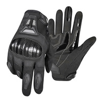 Guantes de Motocicleta con Pantalla Táctil, Guantes de Ciclismo Transpirables Antideslizantes de Dedo Completo