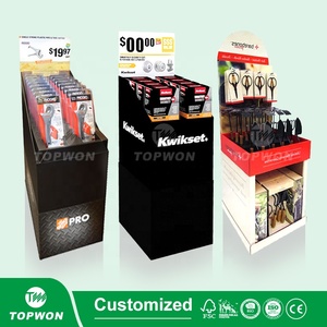 Tùy chỉnh siêu thị bán lẻ Rack hiển thị 4 Tier tông tầng hiển thị Kệ công cụ điện phụ kiện hiển thị các tông đứng - Product Image 4