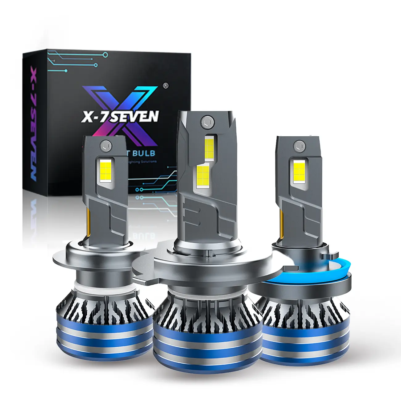 X-7SEVEN Factory Price 150W Yuniverse Small Size Led Headlight Auto Bulb H1 H7 H11 H15 Led H4 Car Led Lights