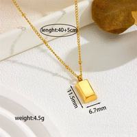 Colliers de fête pour femmes en acier inoxydable de qualité supérieure plaqué or 18 carats, chaîne à maillons minimaliste et élégante