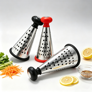 Cortador y Rallador de Verduras Multifuncional Ecológico de Acero Inoxidable con Cuchillas Antiadherentes, Fácil de Limpiar, Raspador Manual de Patatas - Product Image 1