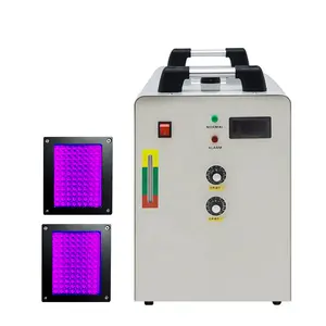 Refrigerador de tinta de alta potência UV LED de alta potência, 385nm 395nm, luz de secagem de alta intensidade óptica para máquina de estampagem de tinta