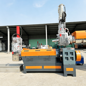 Dual Coaxial Spiral Force Feeder Ultra Thin Agricultural Mulch Film Scrap Processing Unit - Product Image 1