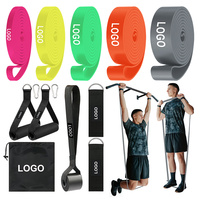 Bandas Elásticas de Resistencia de Látex de Color Fluorescente para Fitness, Dominadas, Sprint, Flexiones, Entrenamiento de Fuerza, Personalizables
