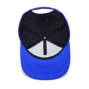 หมวกเบสบอลทำจากยาง5แผงพร้อมเชือกกันน้ำหมวกกีฬาหมวกเบสบอลกอล์ฟมีรูพรุน - Product Image 6